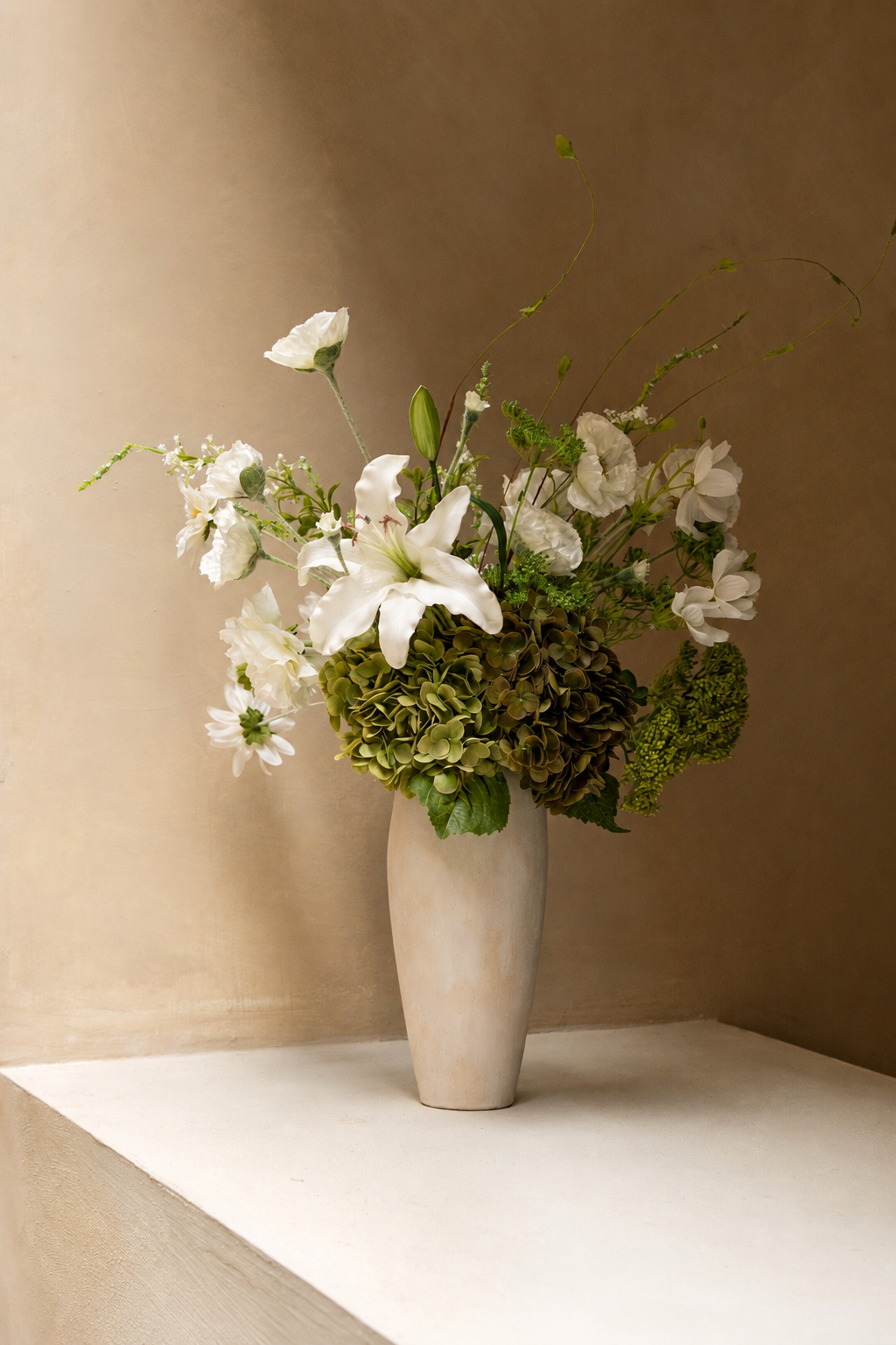 Jade Green Artificial Flower Bouquet - 14 Stems - view 3