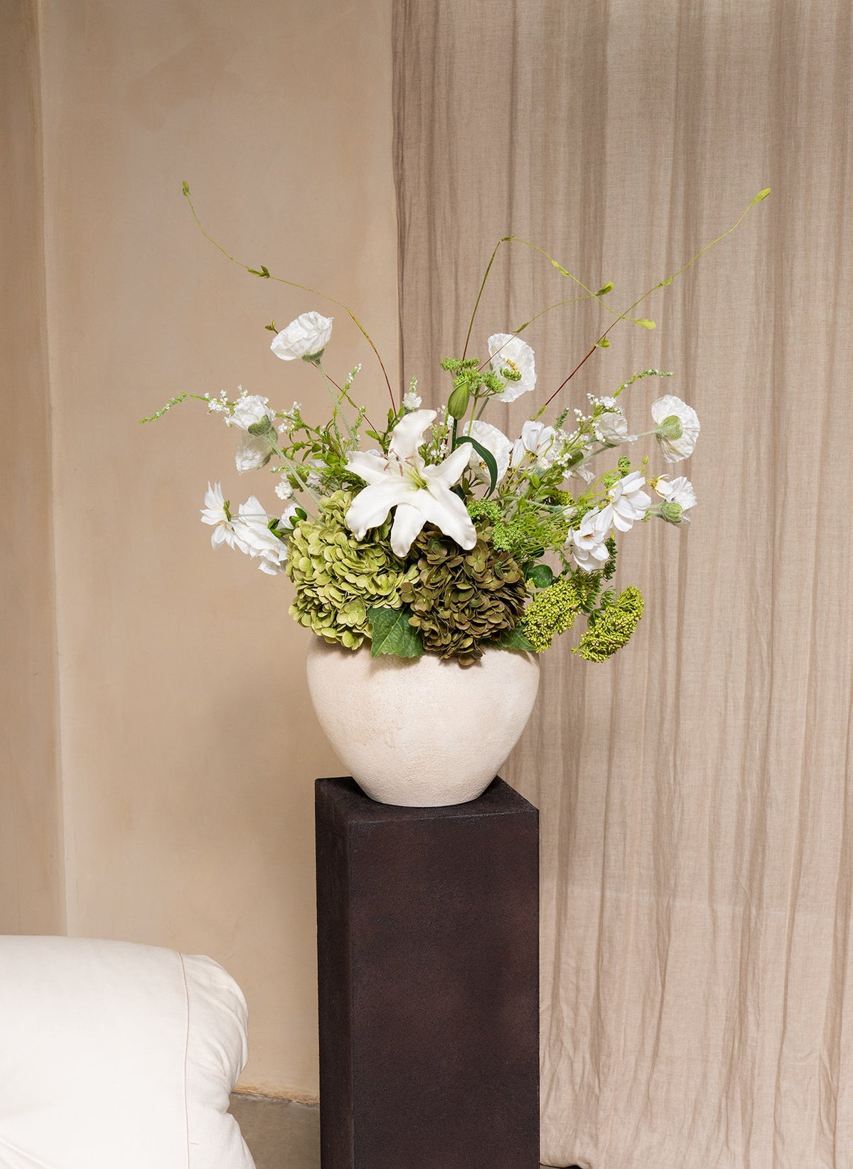 Jade Green Artificial Flower Bouquet - 14 Stems - view 8