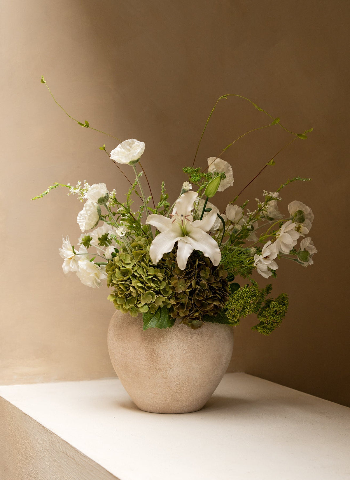 Jade Green Artificial Flower Bouquet - 14 Stems - view 9
