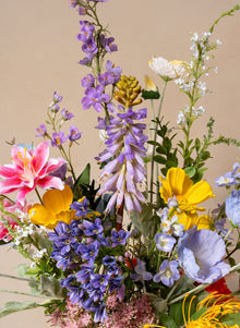 Elodie Colorful Artificial Flower Bouquet - 15 Stems - view 2