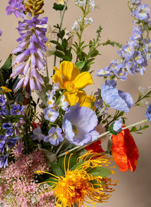 Elodie Colorful Artificial Flower Bouquet - 15 Stems - view 4