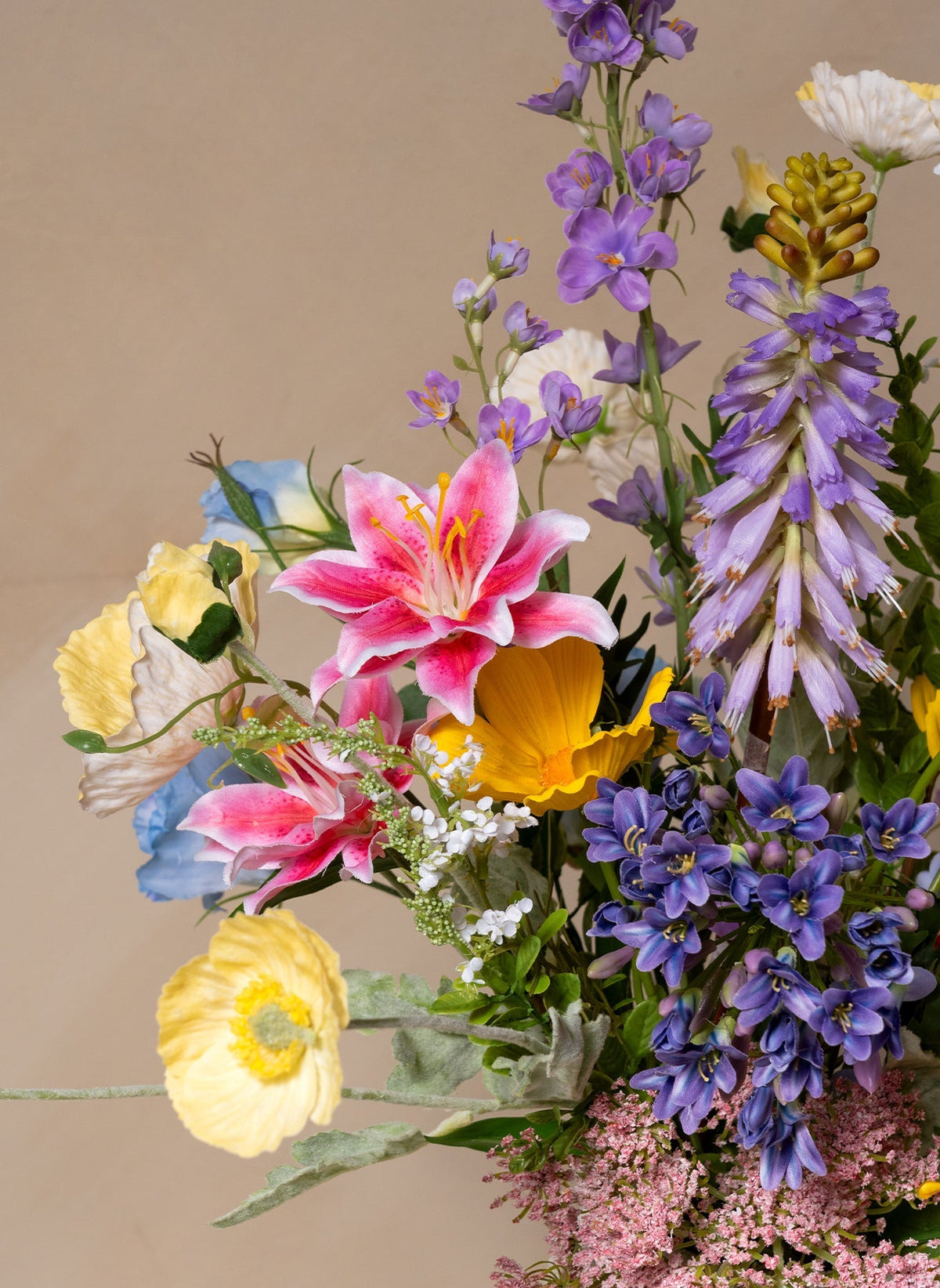 Elodie Colorful Artificial Flower Bouquet - 15 Stems - view 8
