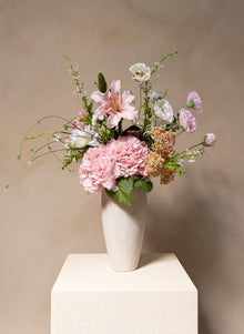 Jade Artificial Flower Bouquet - Pink, 13 Stems - view 1