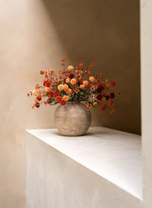 Mixed Waxflower & Kiku Artificial Flower Arrangement - 20 Stems - view 3