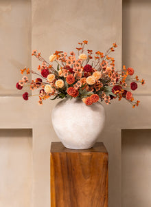 Mixed Waxflower & Kiku Artificial Flower Arrangement - 20 Stems - view 5