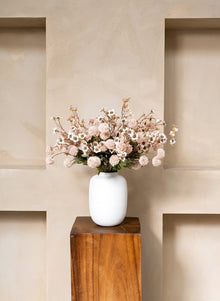 Cream Waxflower & Kiku Artificial Flower Arrangement - 20 Stems - view 8