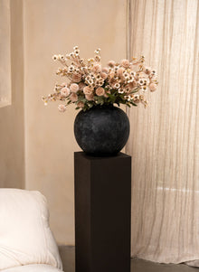 Cream Waxflower & Kiku Artificial Flower Arrangement - 20 Stems - view 7