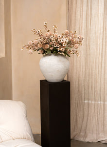 Cream Waxflower & Kiku Artificial Flower Arrangement - 20 Stems - view 5
